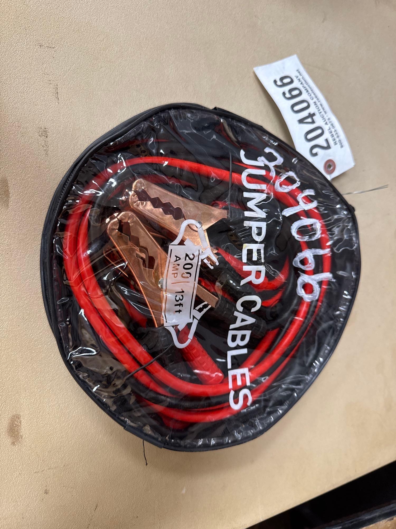 UNUSED SET OF FUTURE 13', 200AMP JUMPER CABLES (A57192)