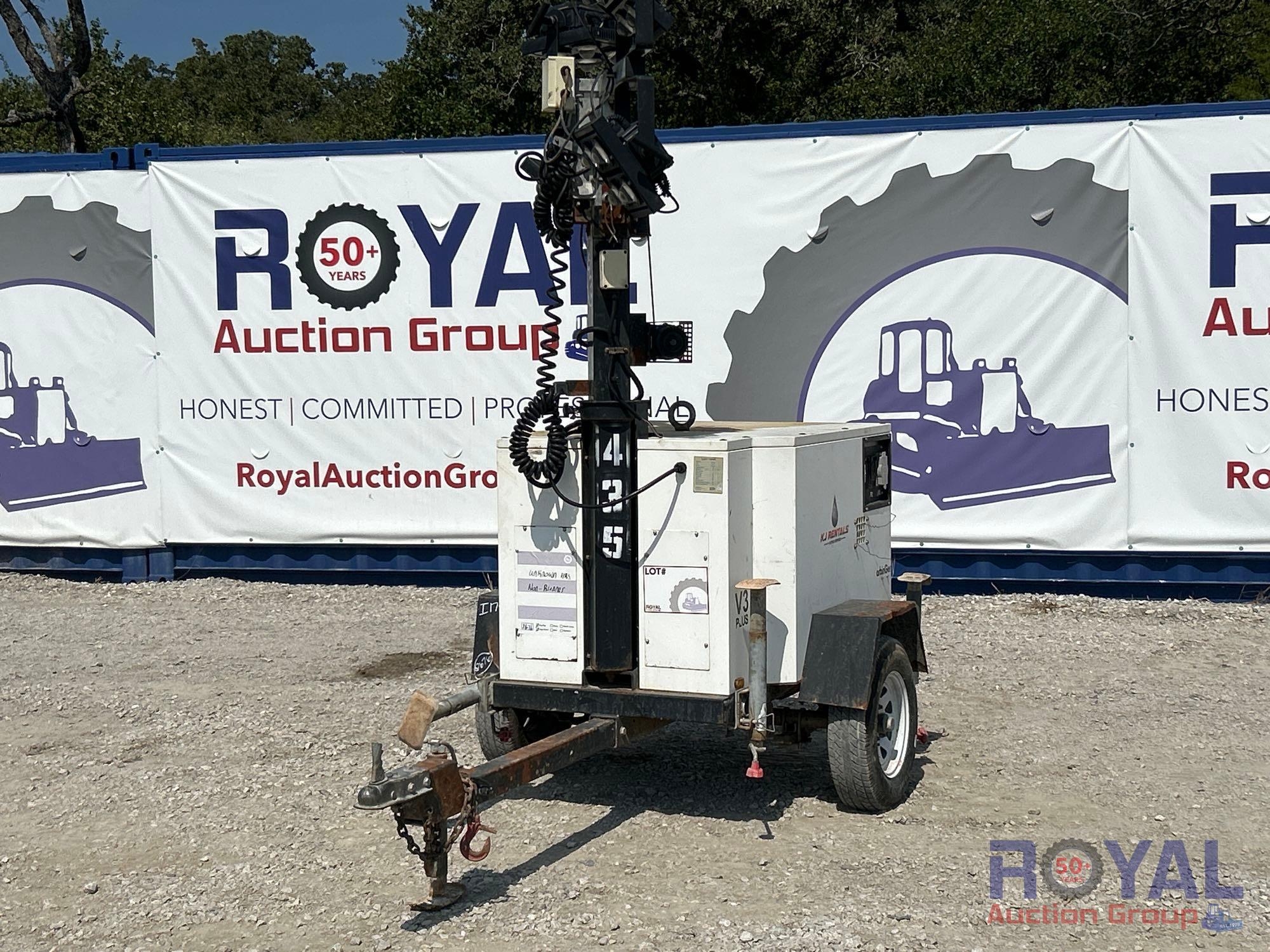 2023 HarbinGer V3 Plus 8KW S/A Towable Light Tower (A52377)