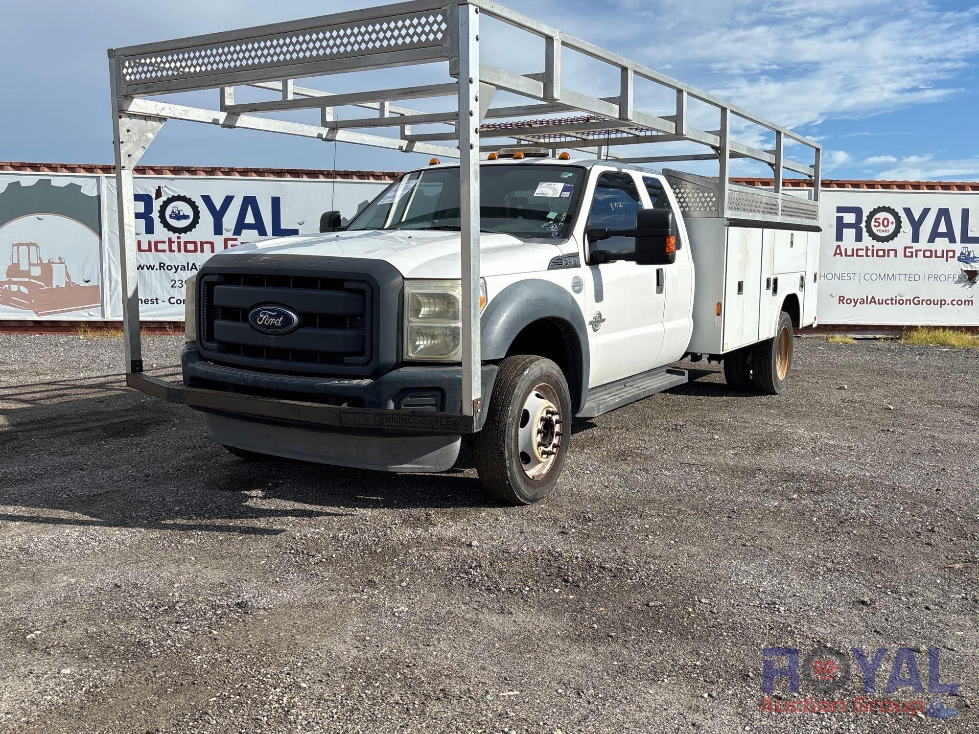 2013 Ford F-550 4x4 Ext. Cab Service Truck (A53422)