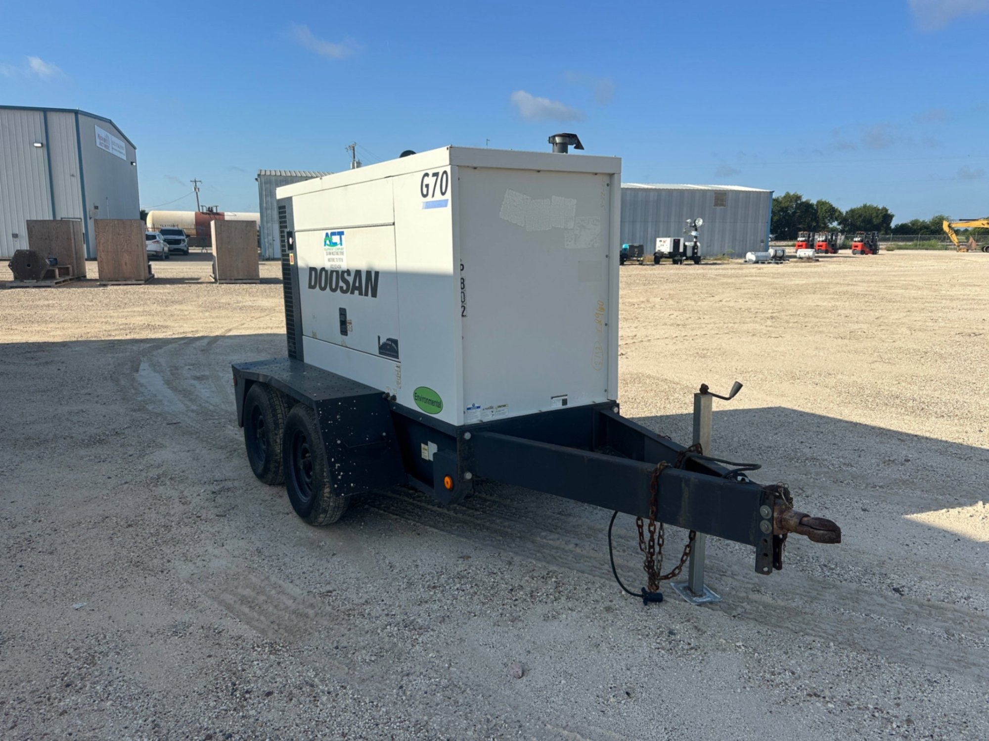 DOOSAN G70 PORTABLE GENERATOR (A52472)