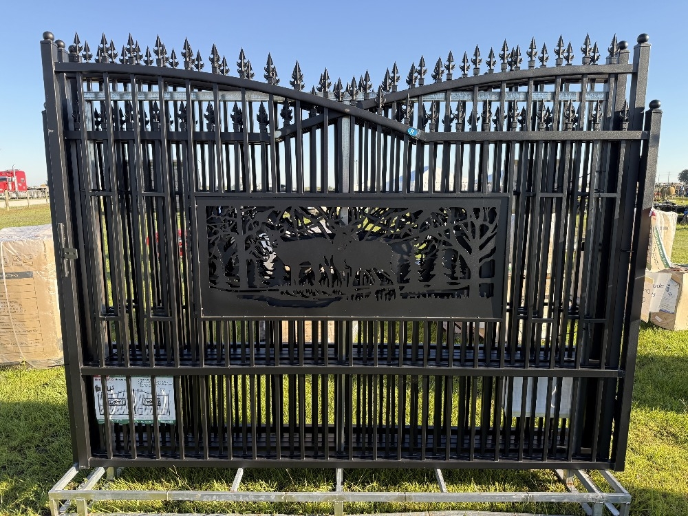 KJ 20' Metal Farm Driveway Gate (A53316)