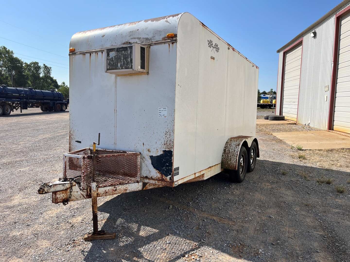 2001 JUSTIN 14 MOTORCYCLE TRAILER (A53843)