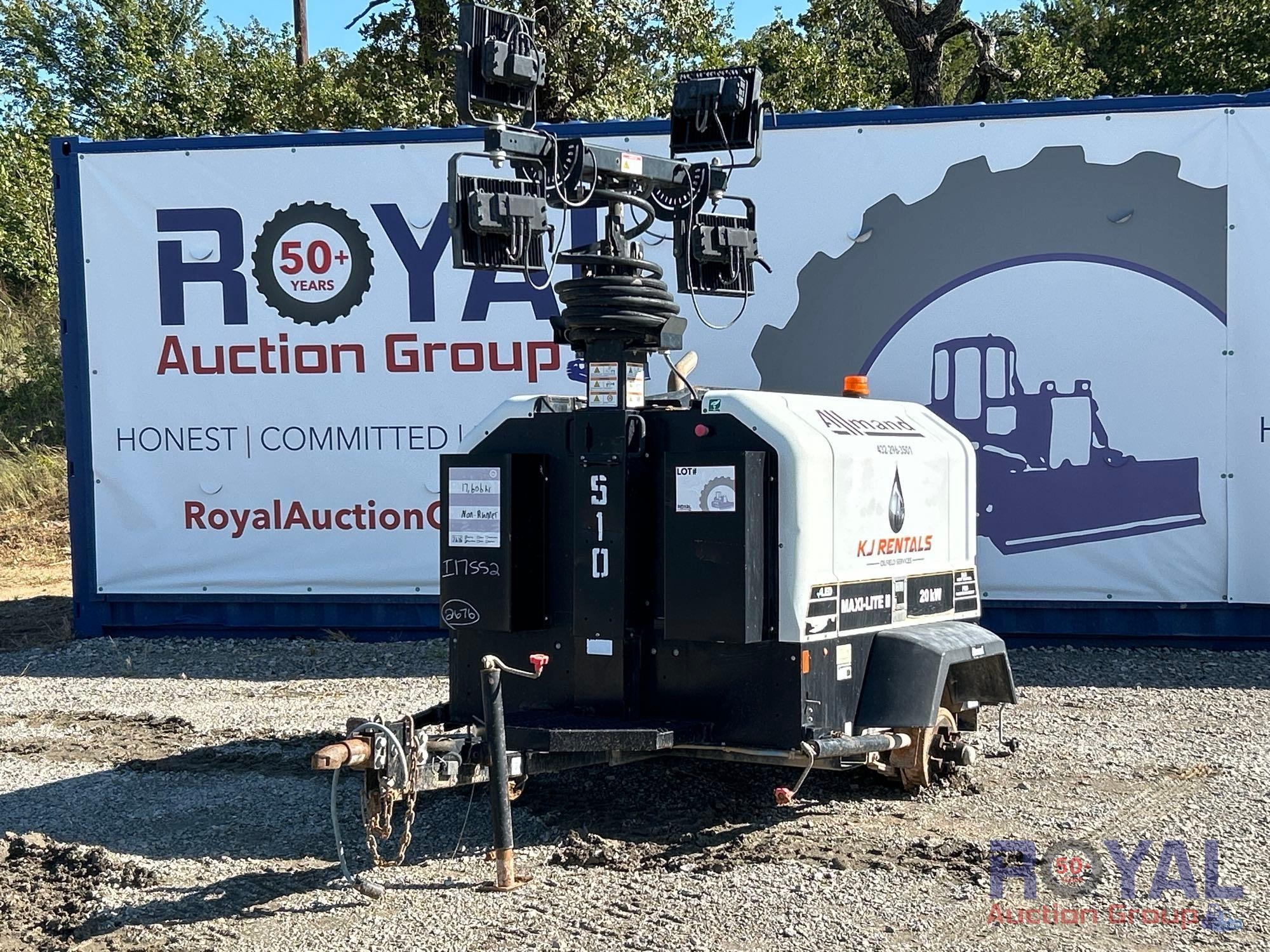 2021 Allmand Bros Maxi-Lite II 20kW S/A Towable Light Tower (A52377)