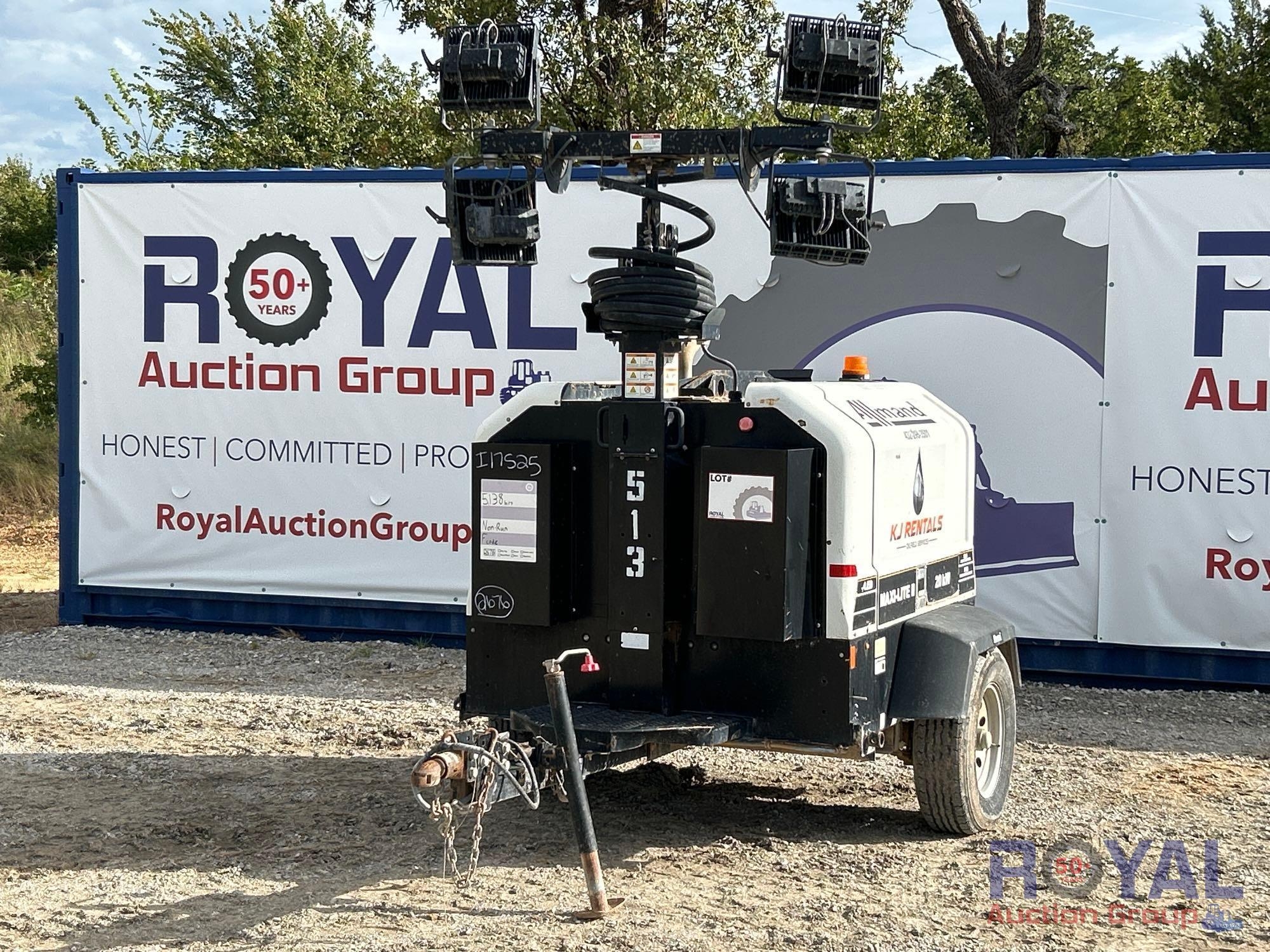 2019 Allmand Bros Maxi-Lite II 20kW Towable Light Tower (A52377)