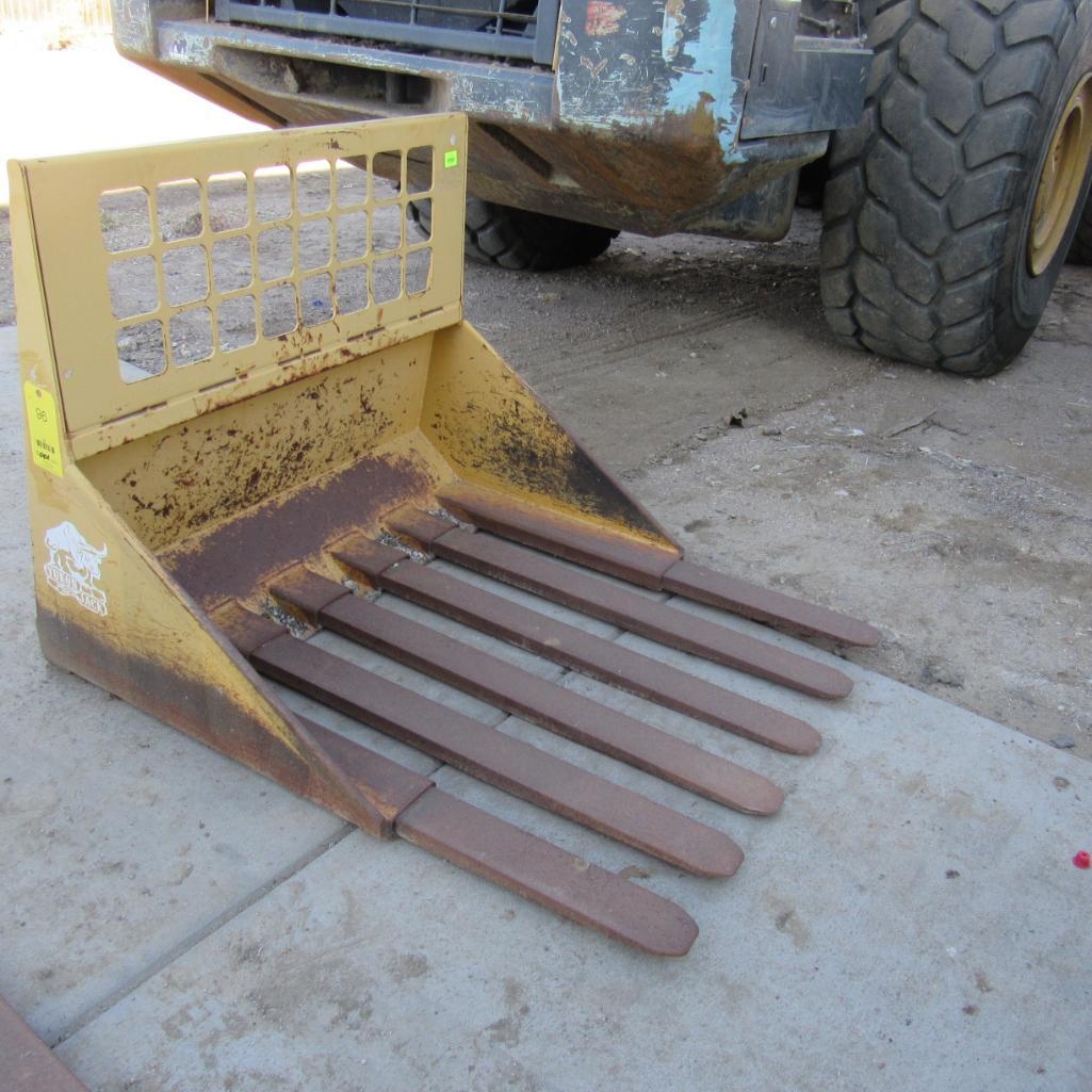Yukon Jack Skid Steer Bucket Attachment, 46" W x 48" L, Asset# 70 (A59076)