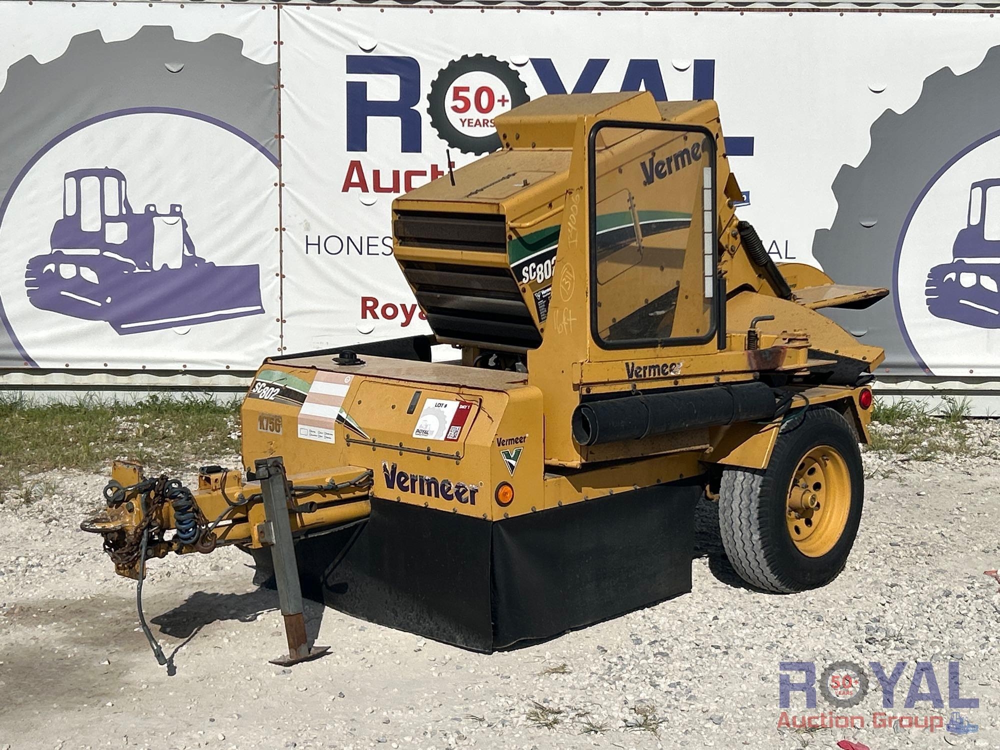 2014 Vermeer SC802 Towable Stump Cutter (A51691)