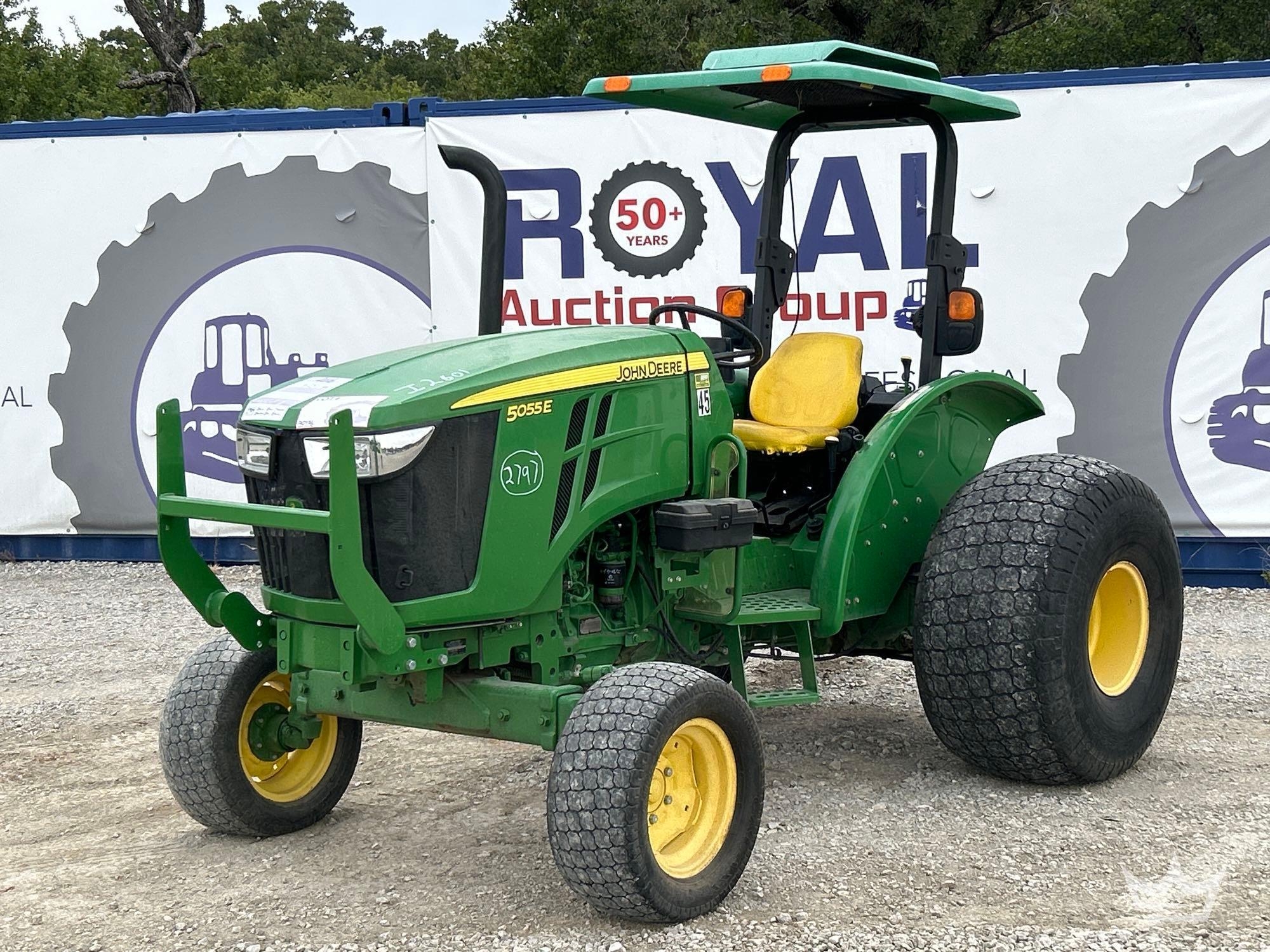 2016 John Deere 5055E 55HP Utility Tractor (A55973)