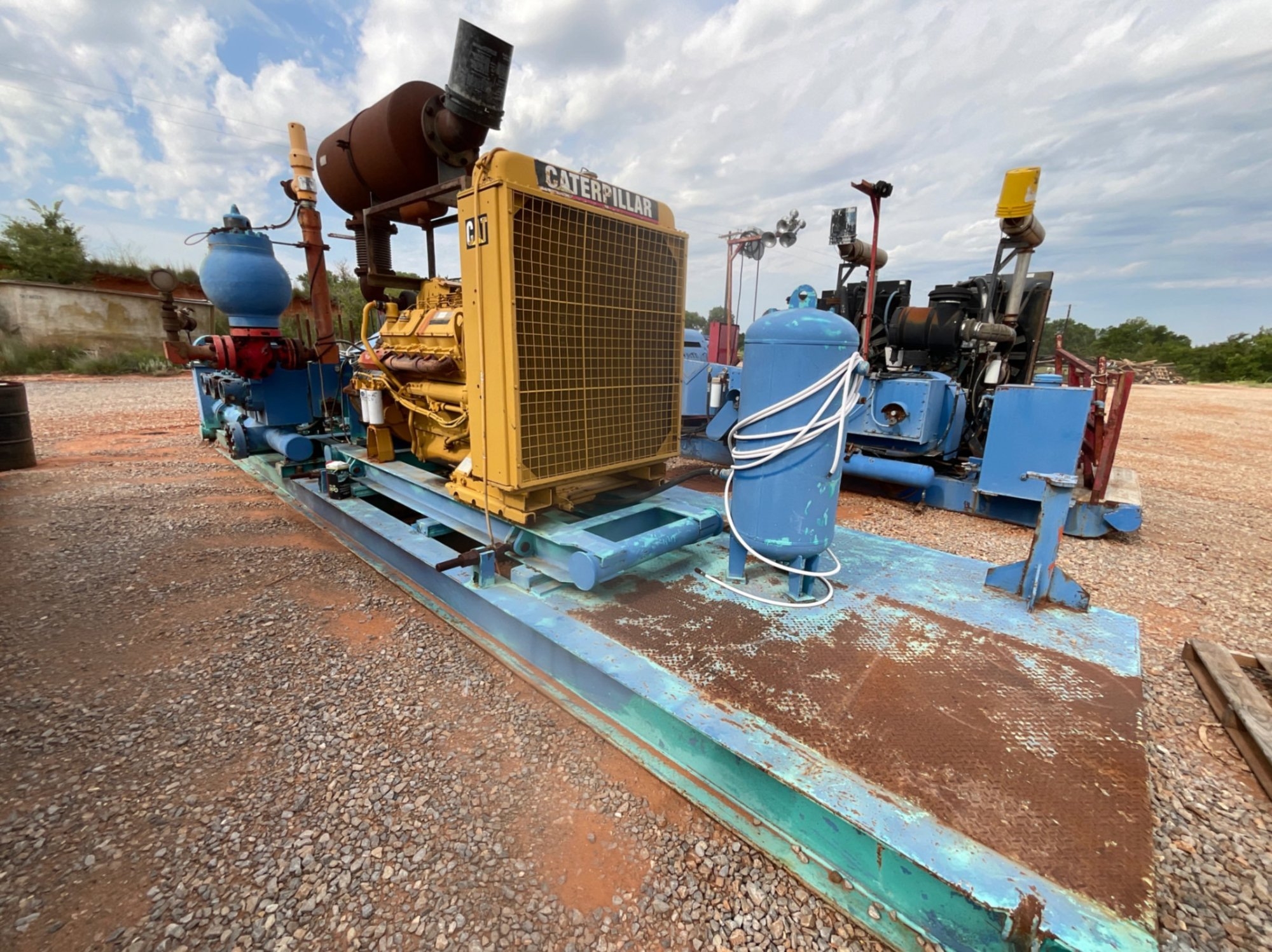F-500 POWER PUMP 500HP TRIPLEX POWERED BY 3412 CATERPILLAR ENGINE (A50854)
