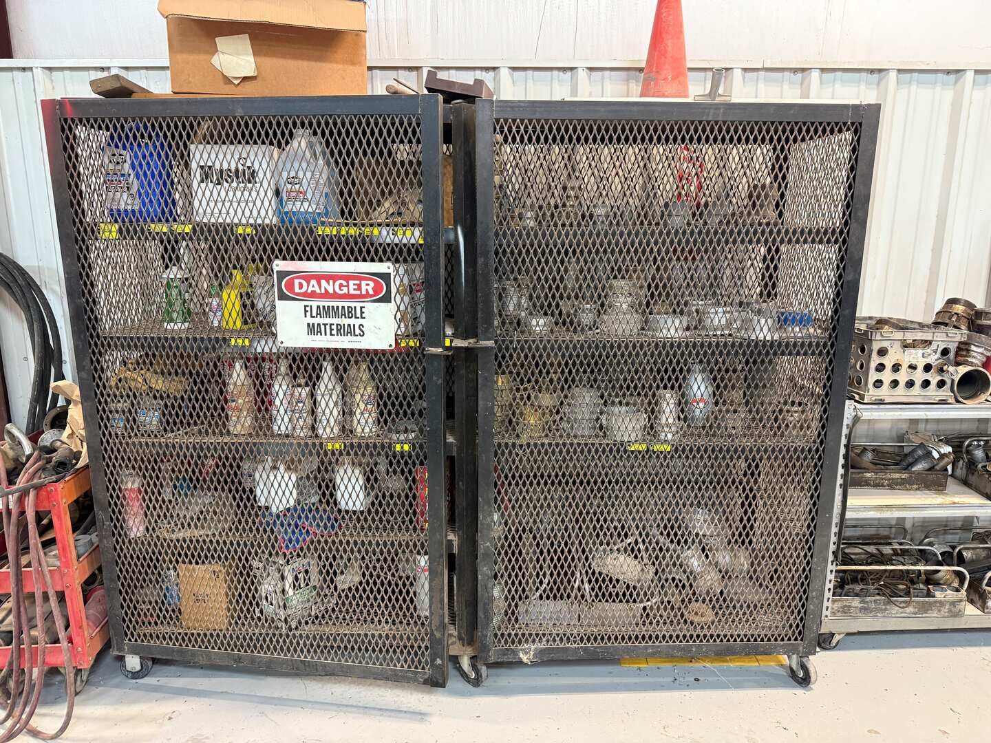 SHOP CAGE WITH CONTENTS (A55745)