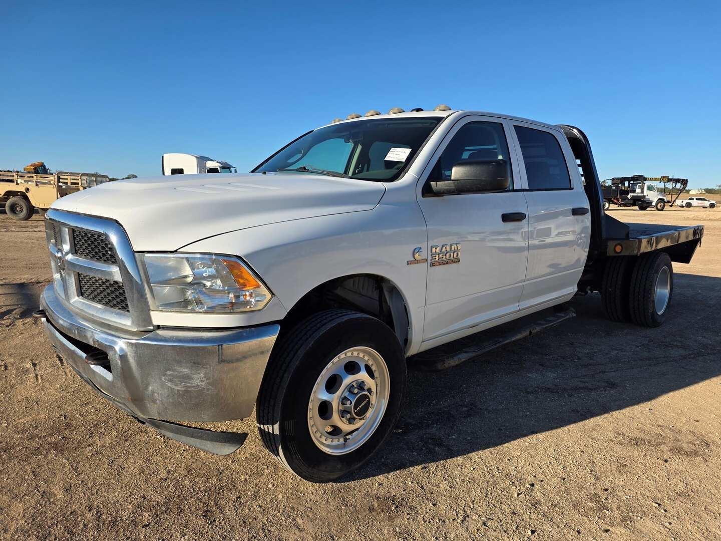2013 RAM 3500 FLATBED (A58214)