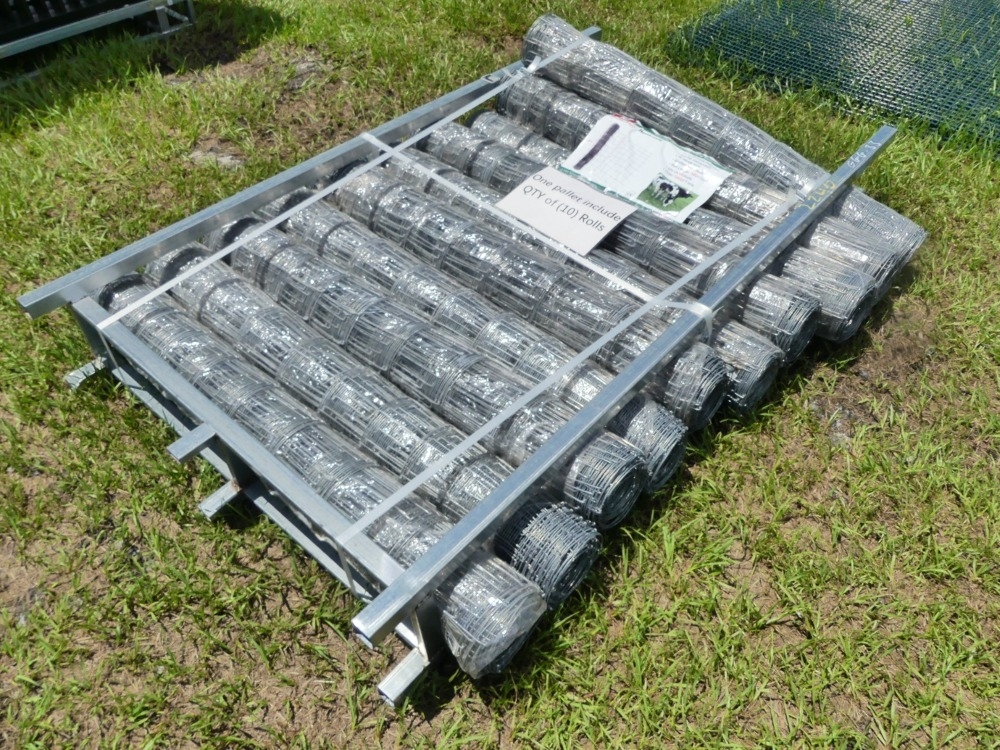 KJ (10) Rolls of Hot-Dip Galvanized Field Fence (A50121)