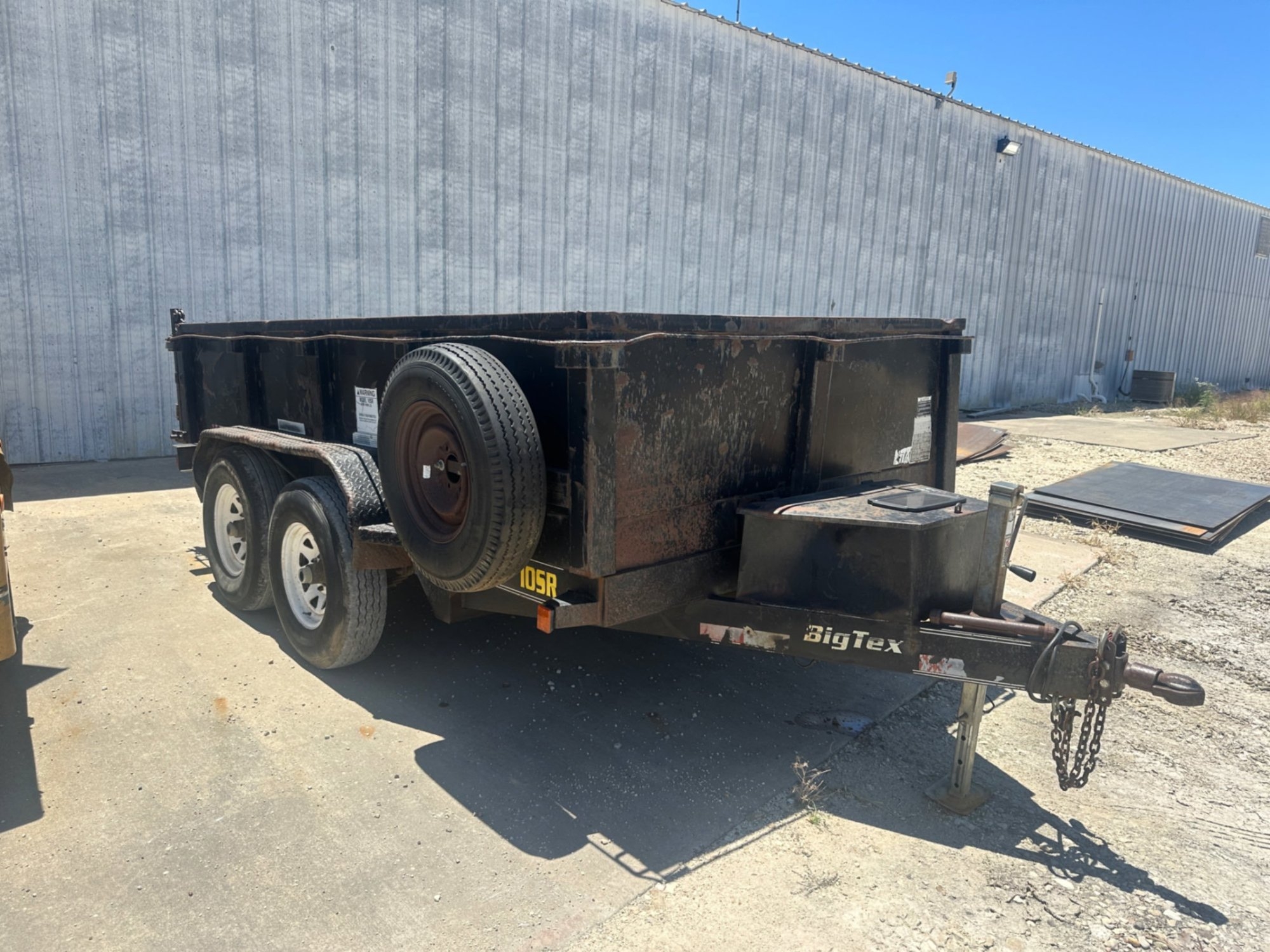 2007 BIG TEX END DUMP TRAILER (A50854)