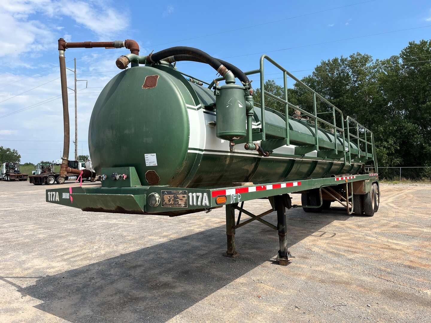 2015 PCI MFG. SOLUTIONS 130 BBL STEEL VACUUM TRAILER (A53843)
