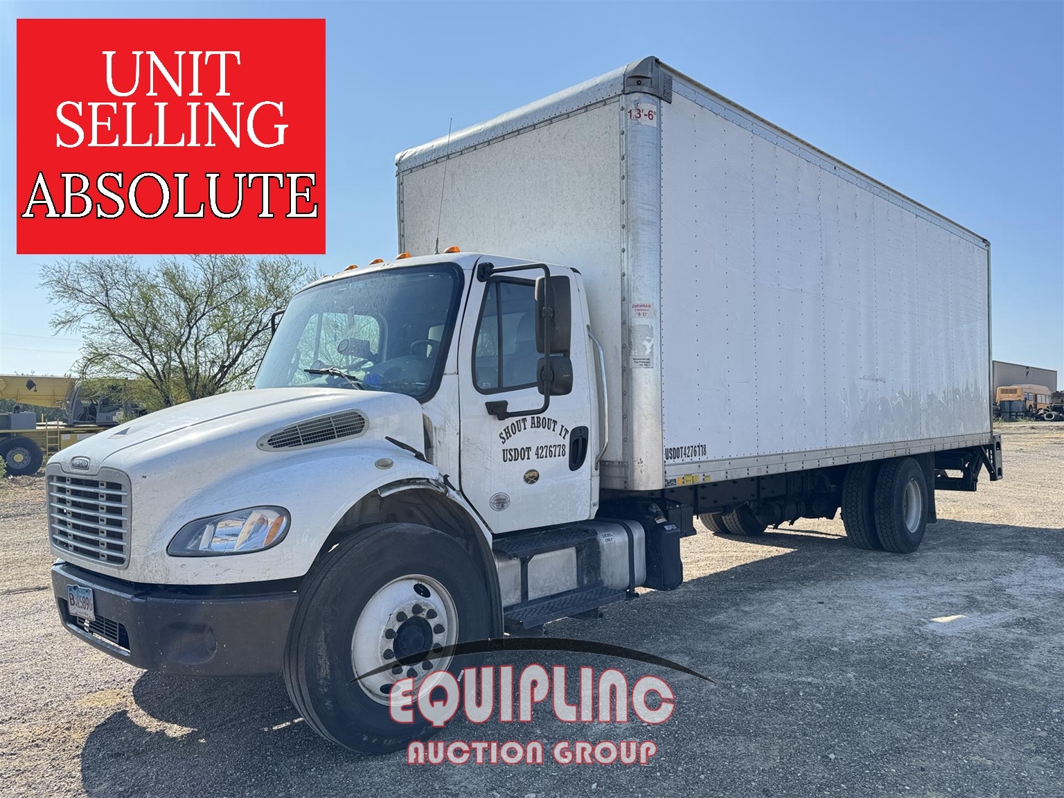 2019 FREIGHTLINER M2 26FT NON CDL BOX TRUCK (A56129)