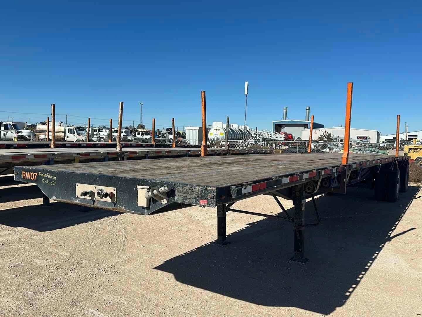 2015 TRANSCRAFT/WABASH 48X102 STEEL FLATBED (A58214)