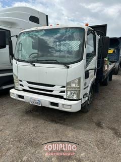 2014 ISUZU NPR 16FT STAKE BED (A50046)