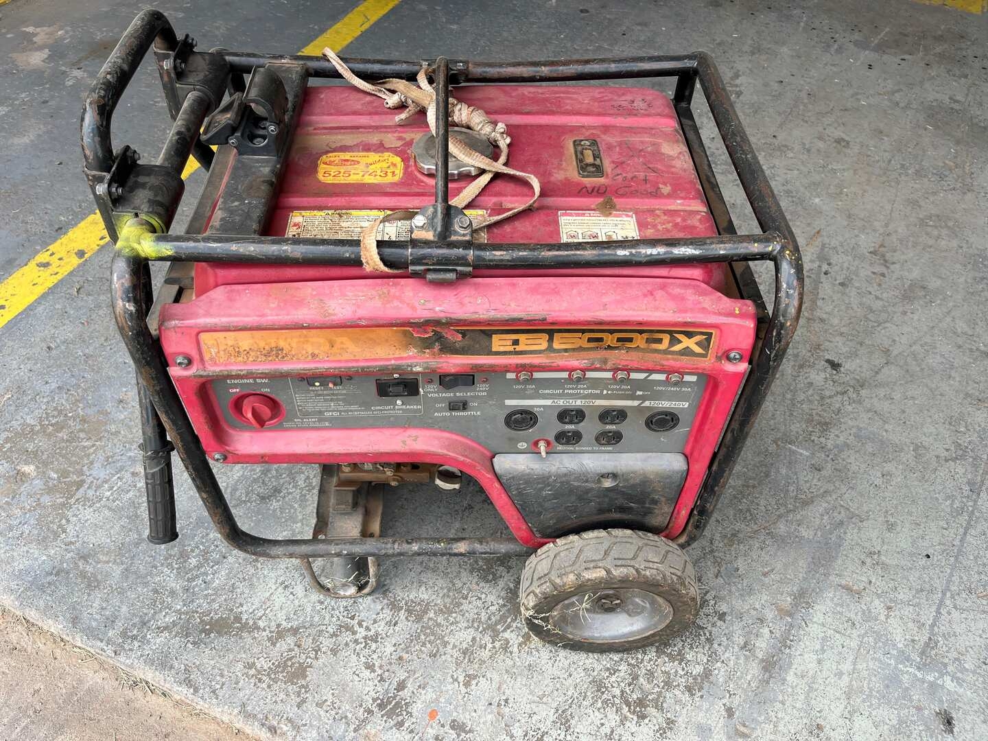 HONDA EB 5000X GENERATOR (A50854)