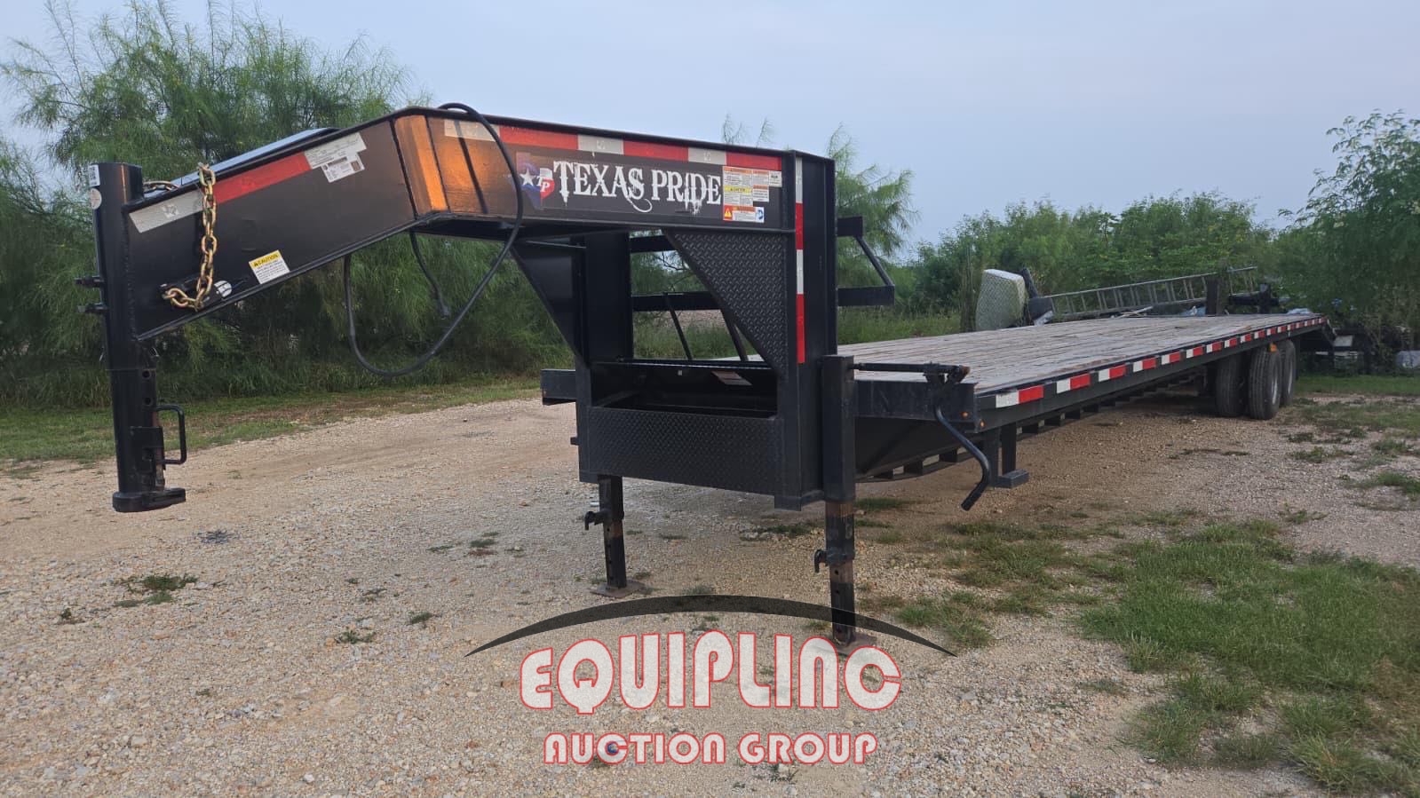 2024 TEXAS PRIDE 40FT GOOSENECK FLATBED TRAILER (A54607)