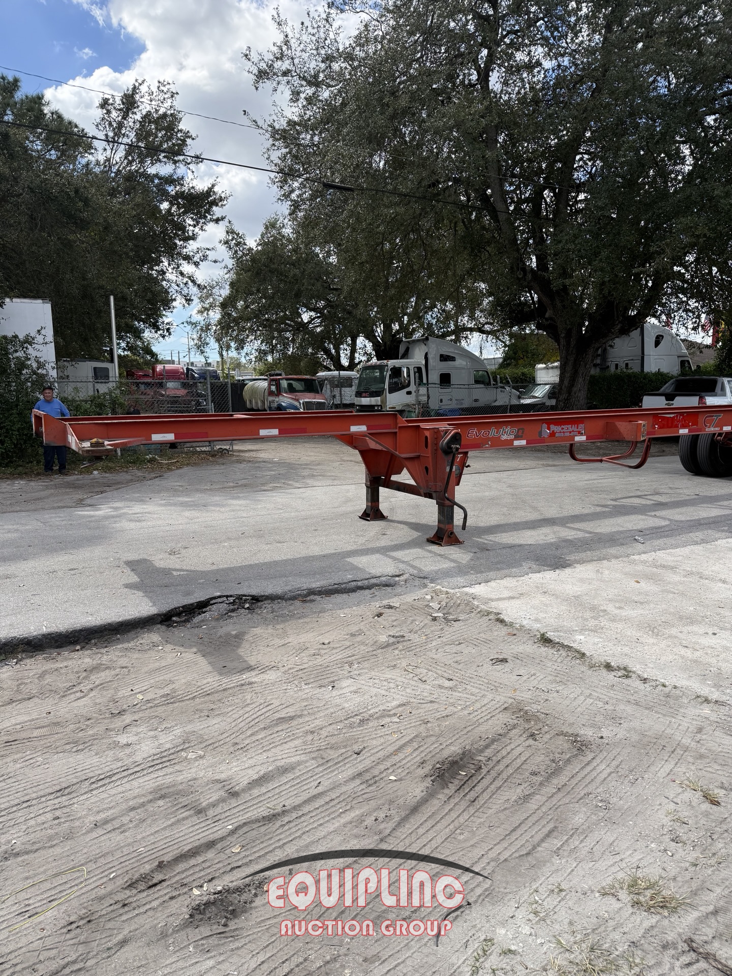 2013 CORPUS 40FT T/A CONTAINER CHASSIS TRAILER (A59914)