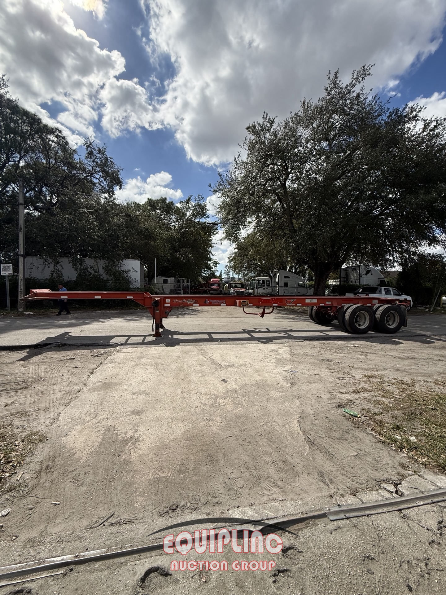 2013 CORPUS 40FT T/A CONTAINER CHASSIS TRAILER (A59914)