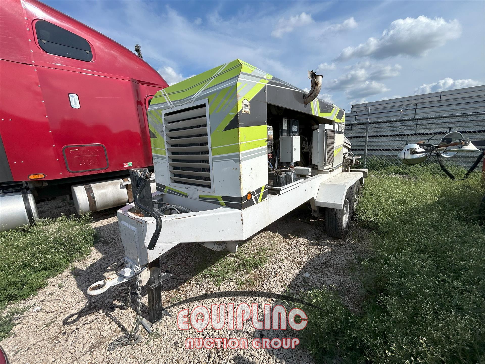 2020 DY TP90 TRAILER MOUNTER CONCRETE PUMP (A59905)