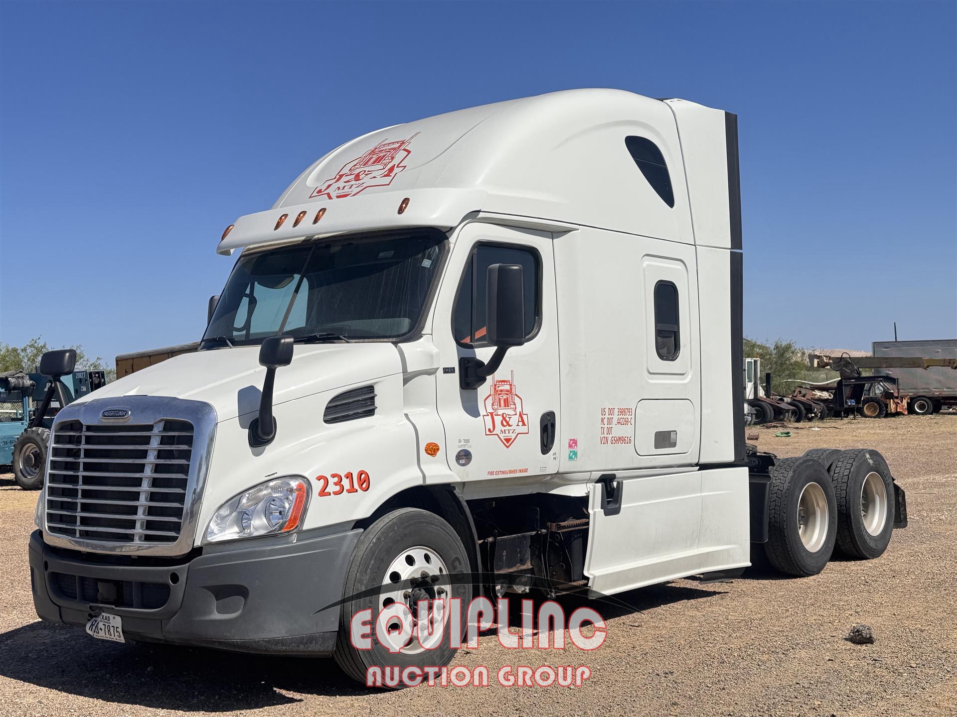 2016 FREIGHTLINER CASCADIA TANDEM AXLE SLEEPER (A52576)