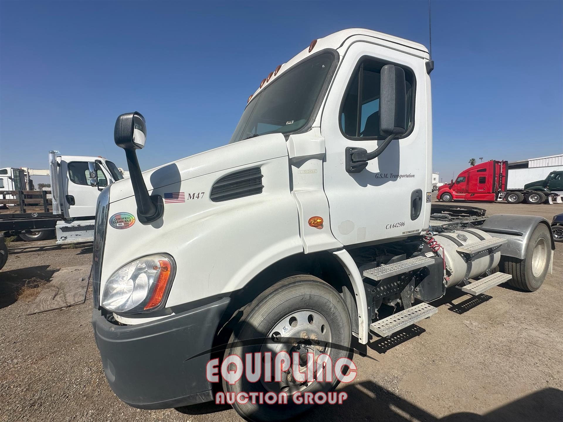 2017 FREIGHTLINER CASCADIA SINGLE AXLE DAY CAB (A54607)