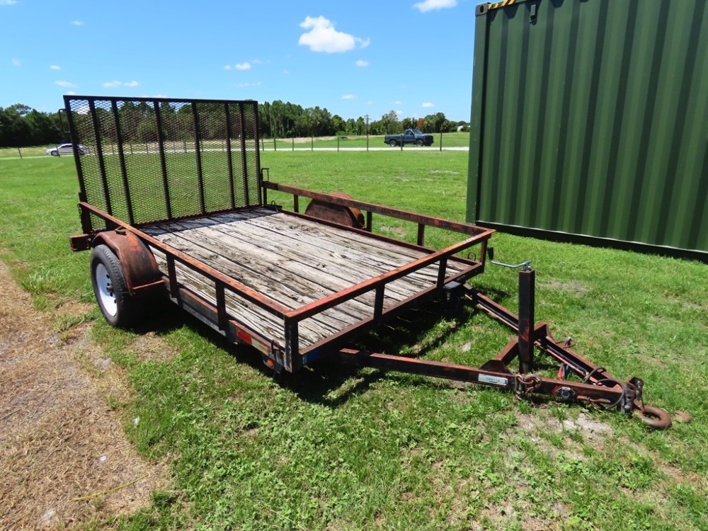 6X12 utility trailer with gate (A50121)
