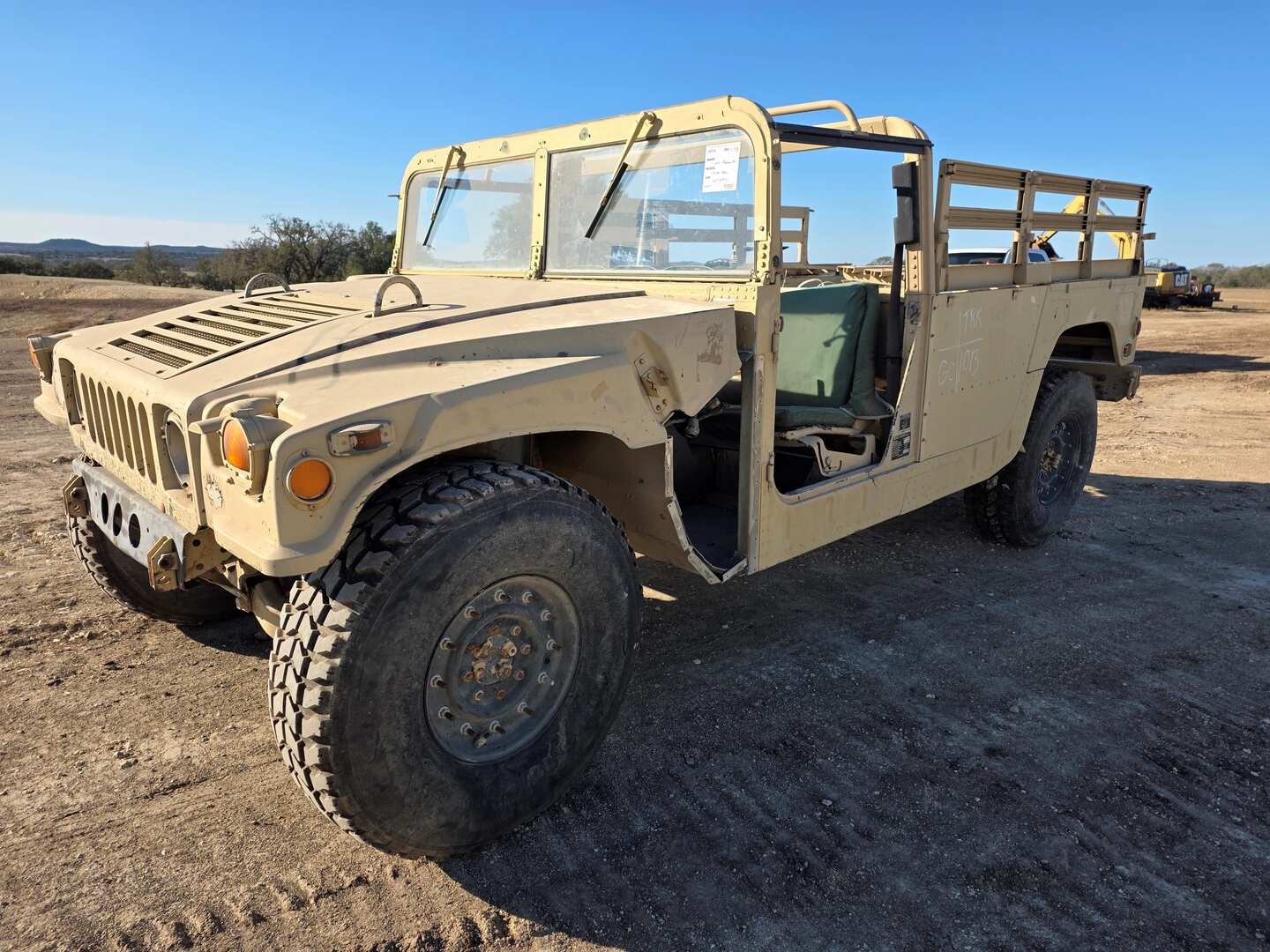AM GENERAL M1123 HMMWV 2 DOOR TRUCK BODY (A58214)