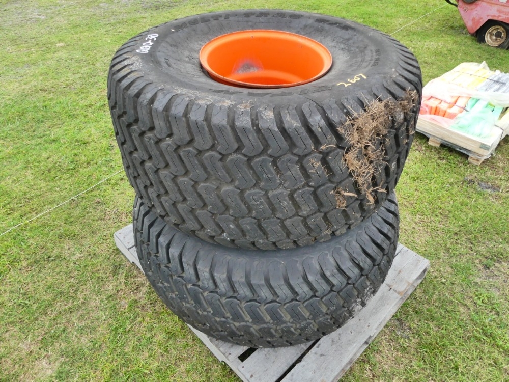 (2) Titan 21.5L-16.15L Tires W/Rims (A57149)