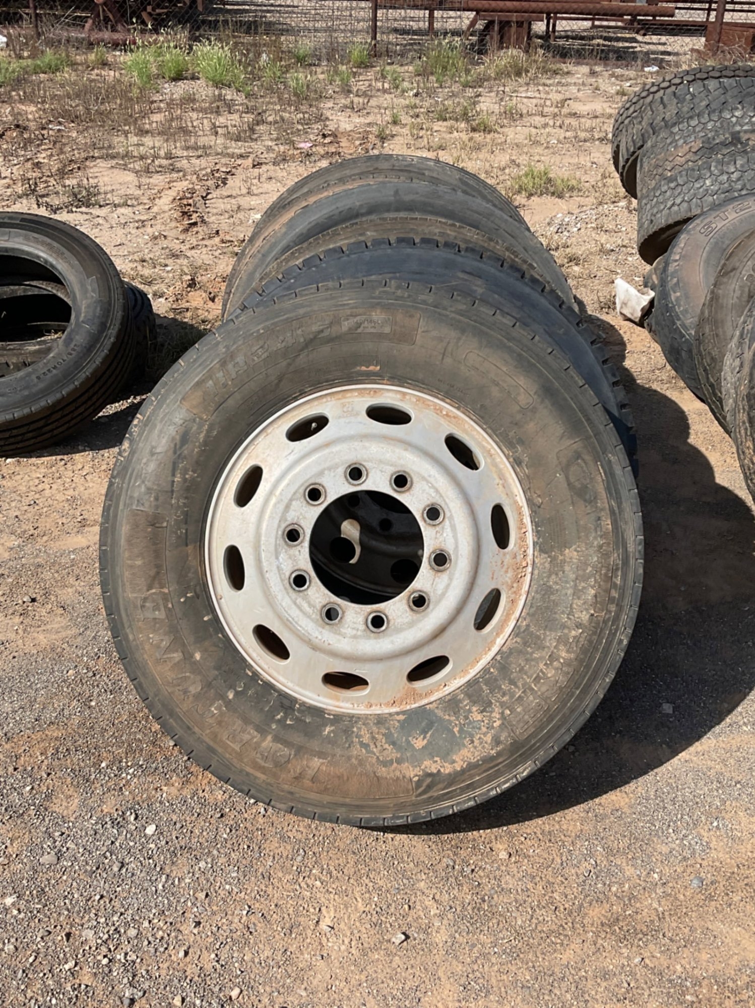 ALUMINUM WHEELS AND TIRES (A53843)