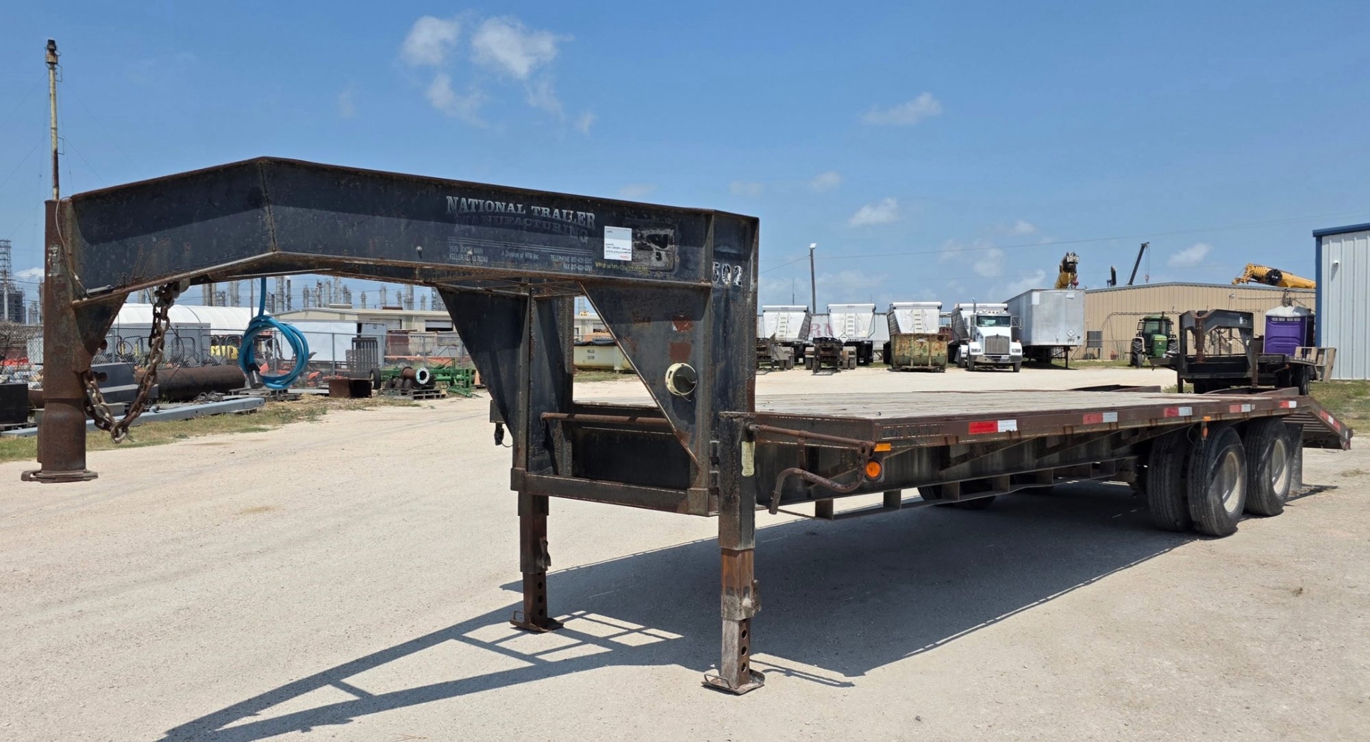 1997 NATIONAL  30FT GOOSENECK TRAILER (A47001)