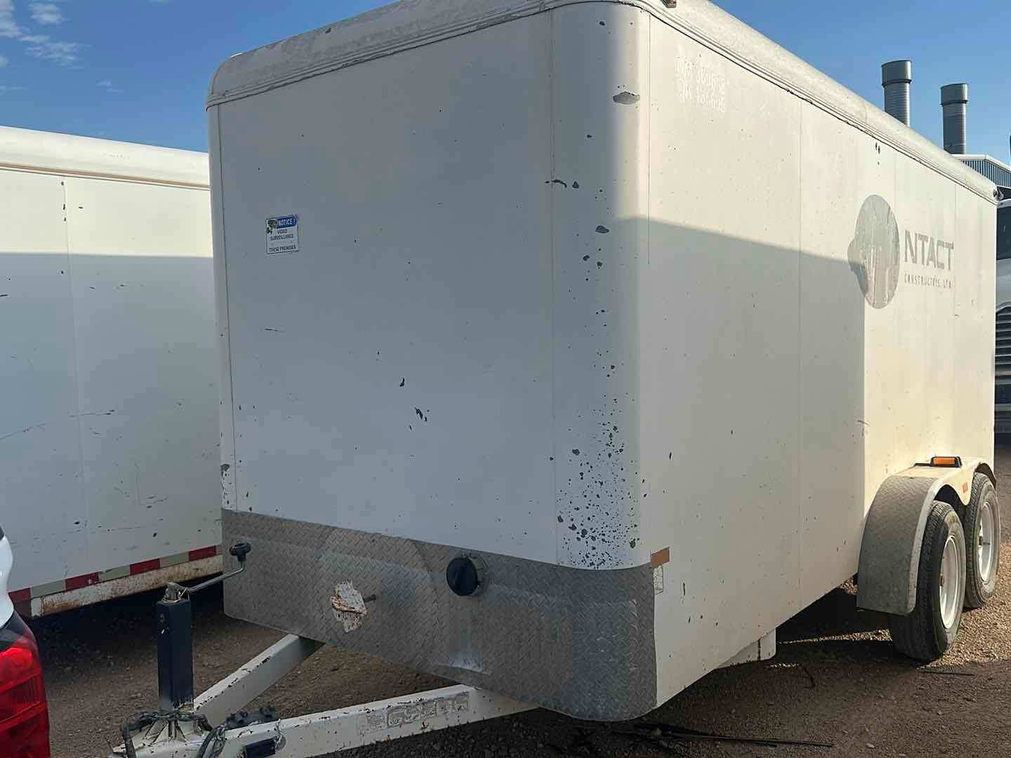 2012 C&M TRAILER 14 T/A ENCLOSED CARGO TRAILER (A55745)
