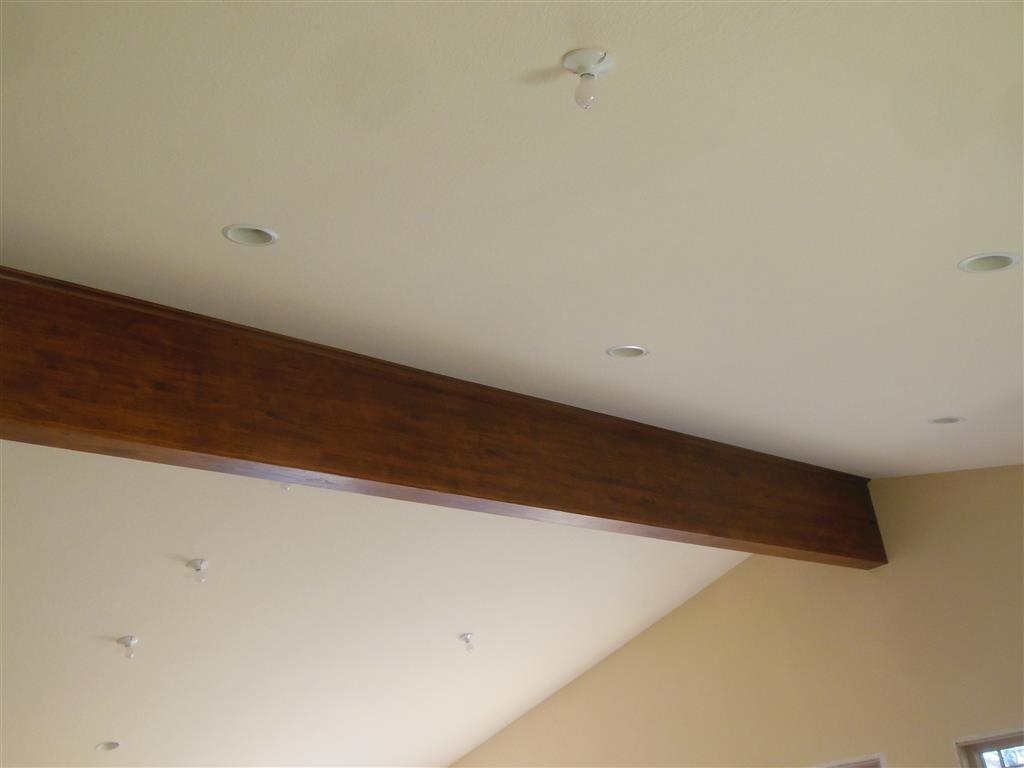 Big Beam and crown molding finished (Medium).JPG