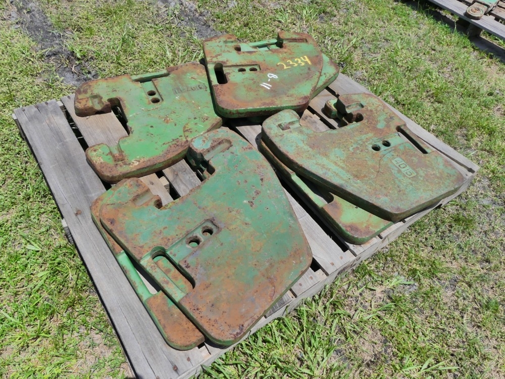 (7) John Deere Weights (A50121)