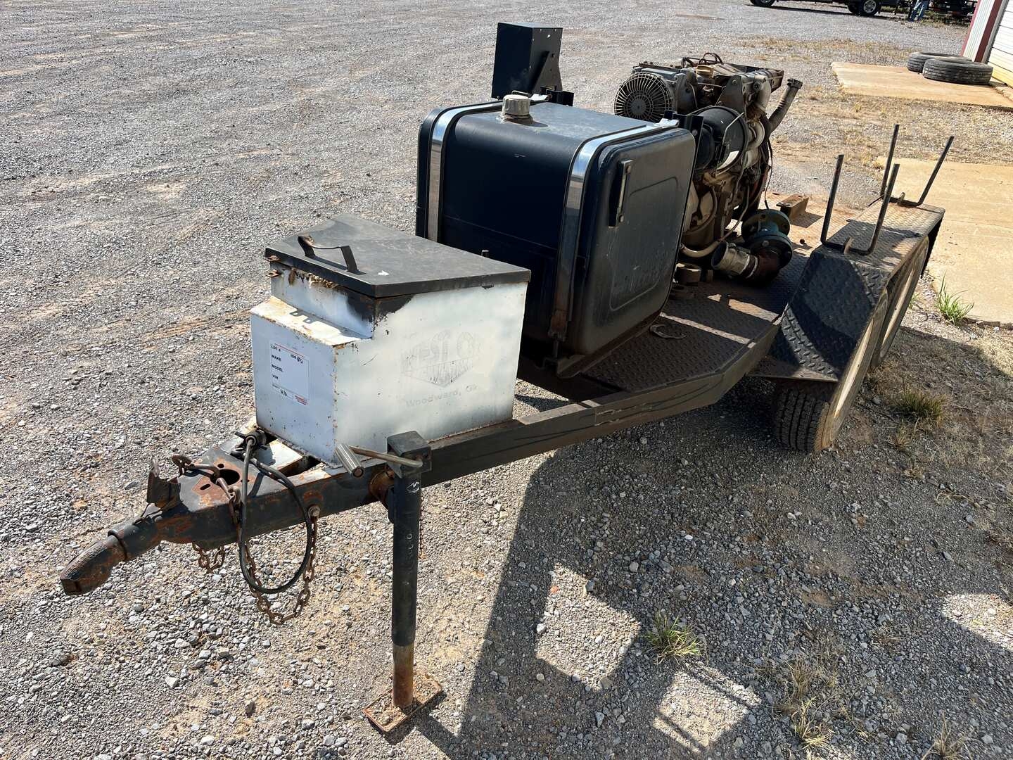 6 FOOT UTILITY TRAILER WITH MOTOR (A55745)