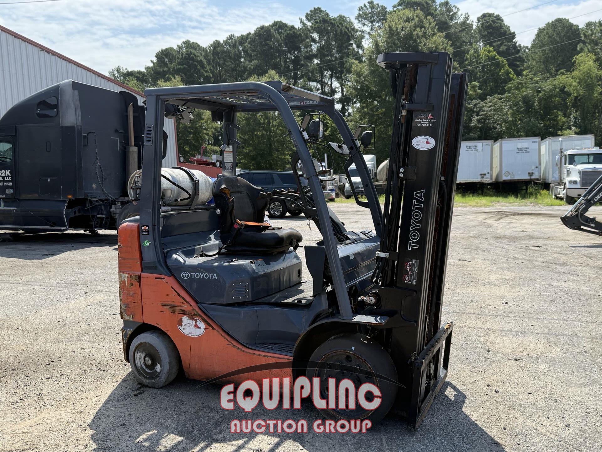 2019 TOYOTA 8FGCU25 PROPANE FORKLIFT (A51222)