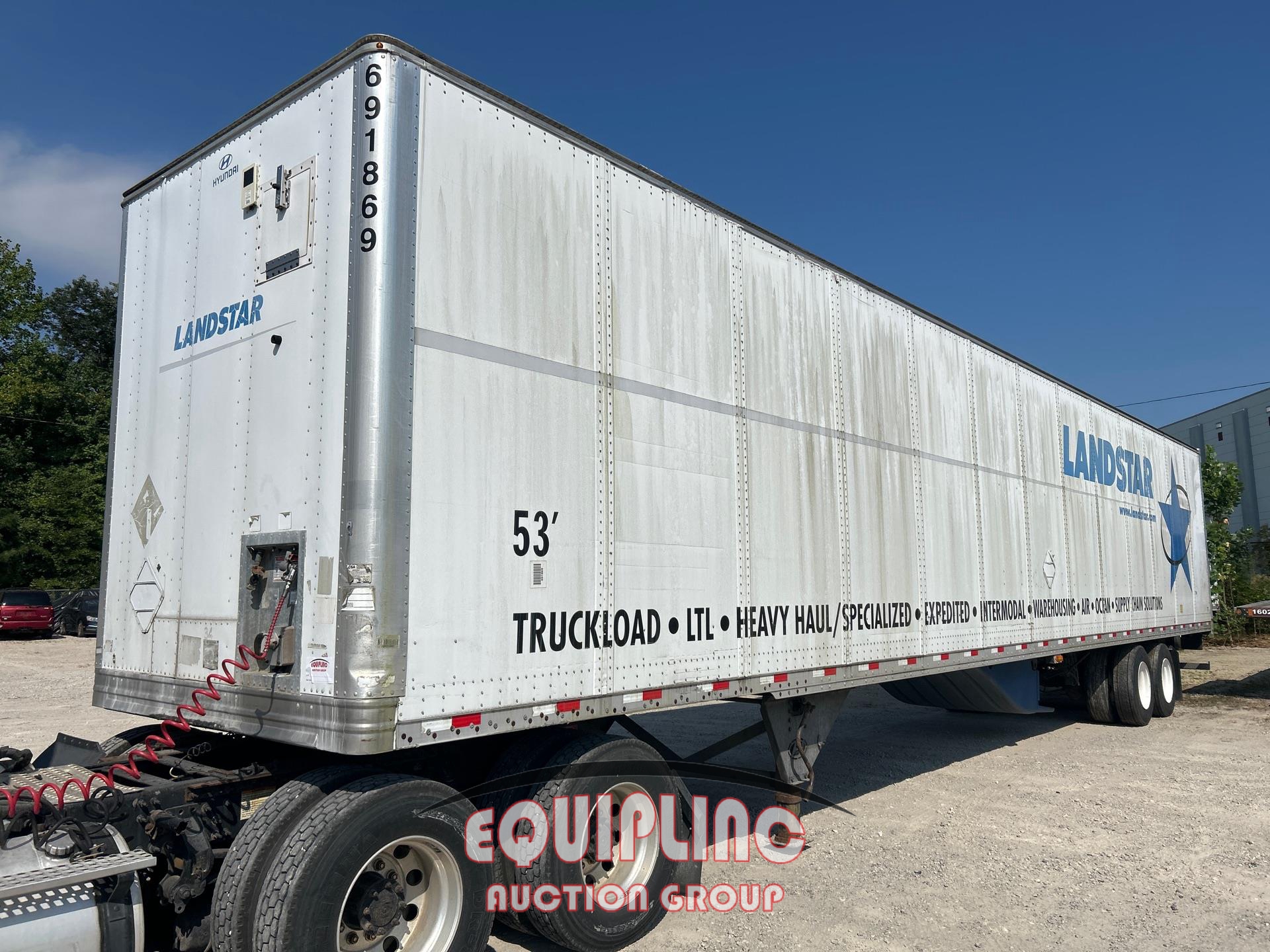 2013 HYUNDAI VC2530152 53FT DRY VAN TRAILER (A53426)