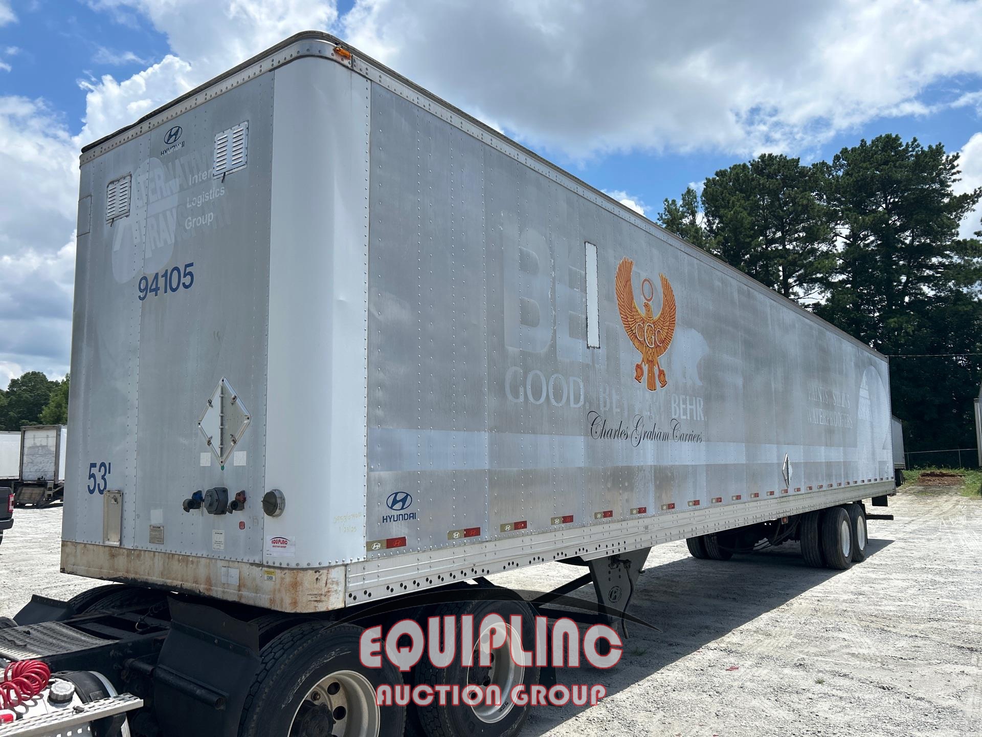 2004 HYUNDAI V12530152-AJS 53FT DRY VAN TRAILER (A53426)