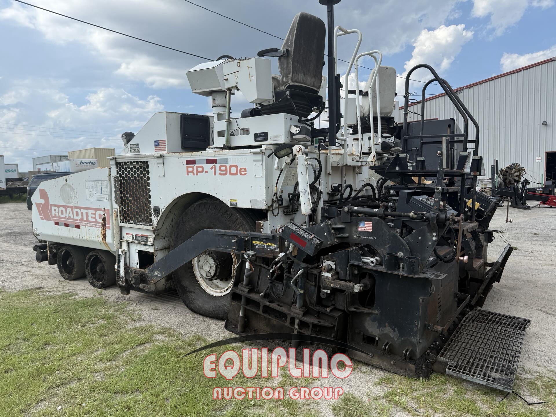 2016 ROADTEC RP-190E ASPHALT PAVER (A51222)
