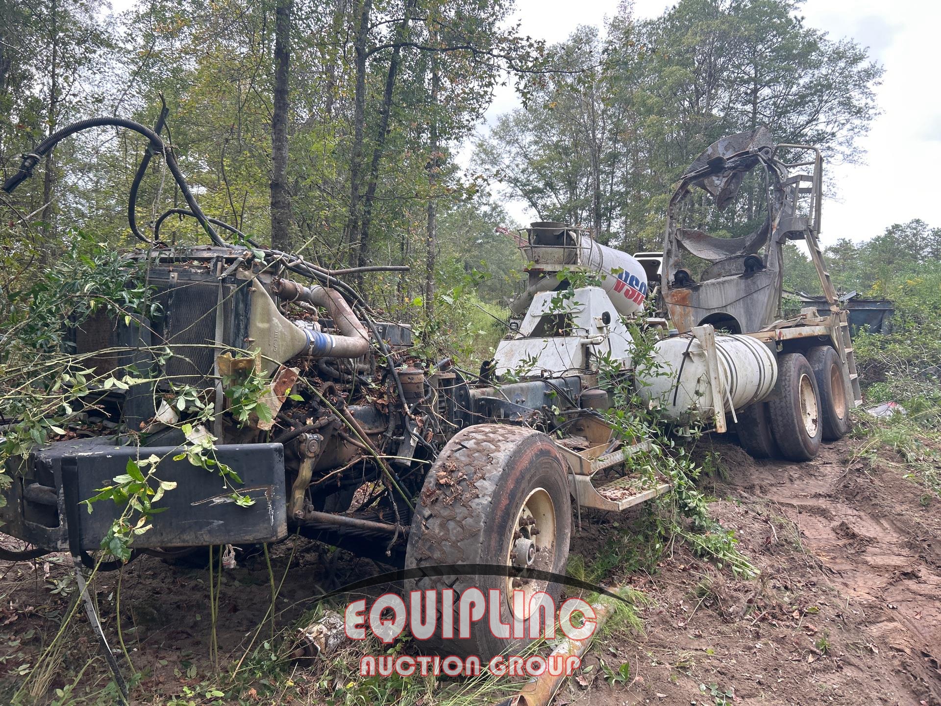 FRAME ONLY FRONT DISCHARGE CONCRETE TRUCK (A54313)