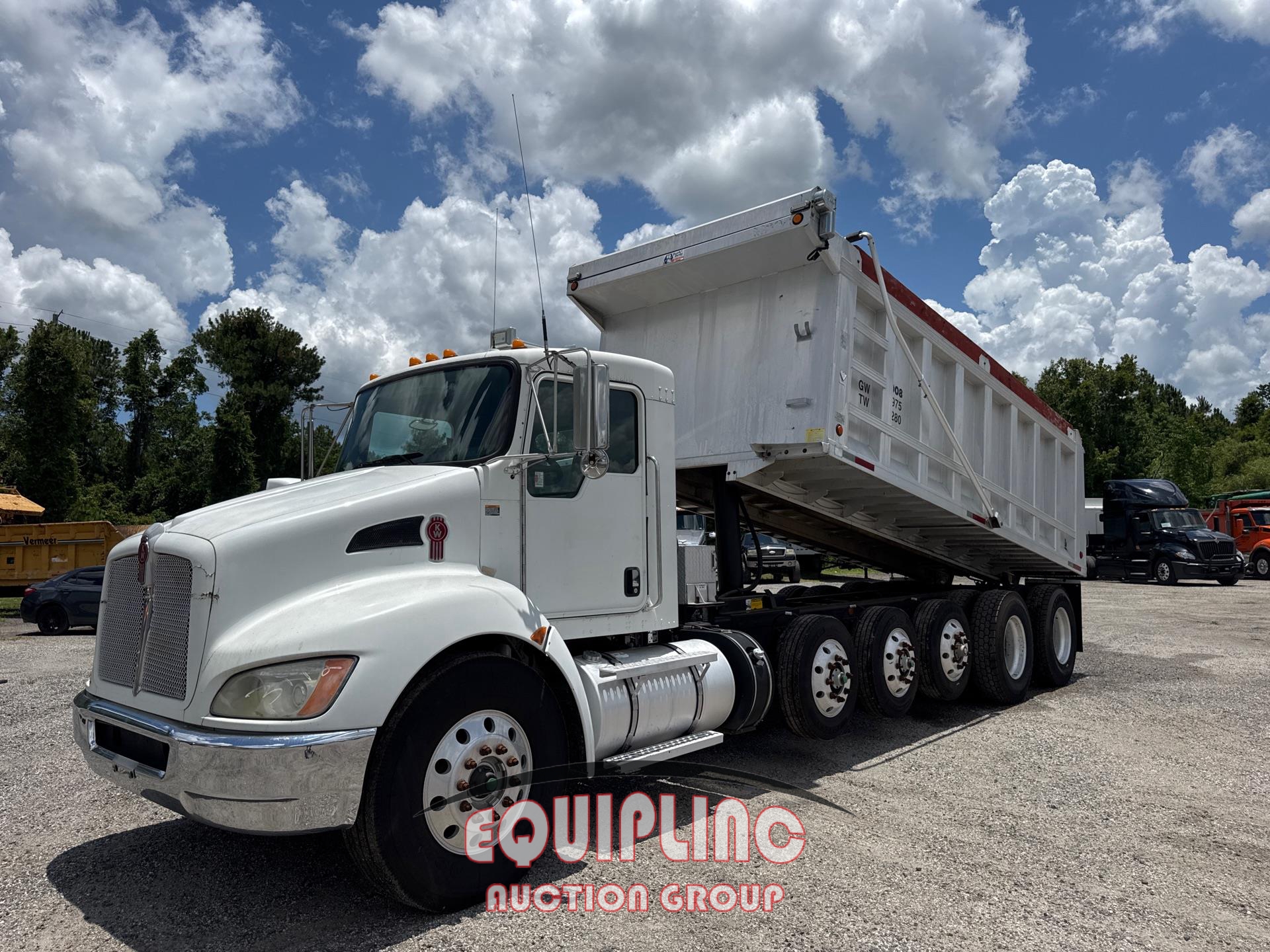 2015 KENWORTH T370 QUINT AXLE DUMP TRUCK (A51222)