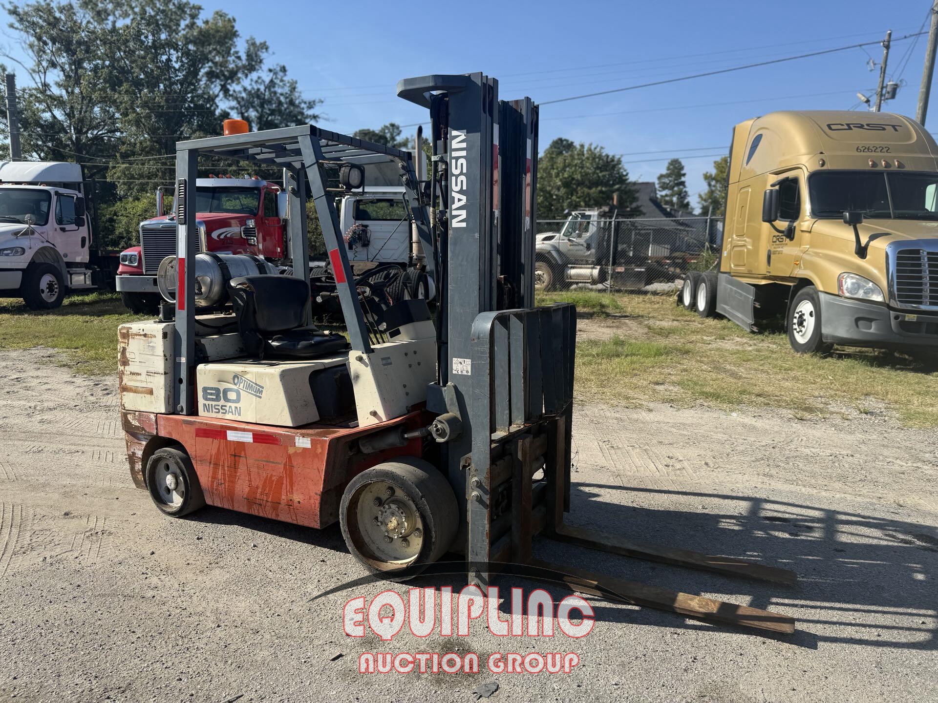NISSAN 80 PROPANE FORK LIFT (A53426)