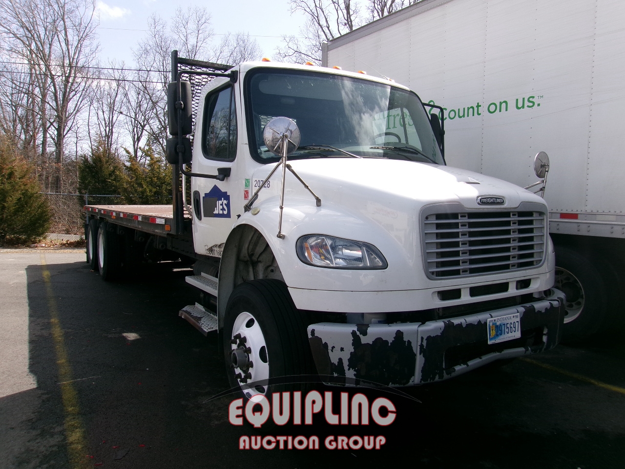 2016 FREIGHTLINER M2 24FT TANDEM AXLE FLATBED (A43004)