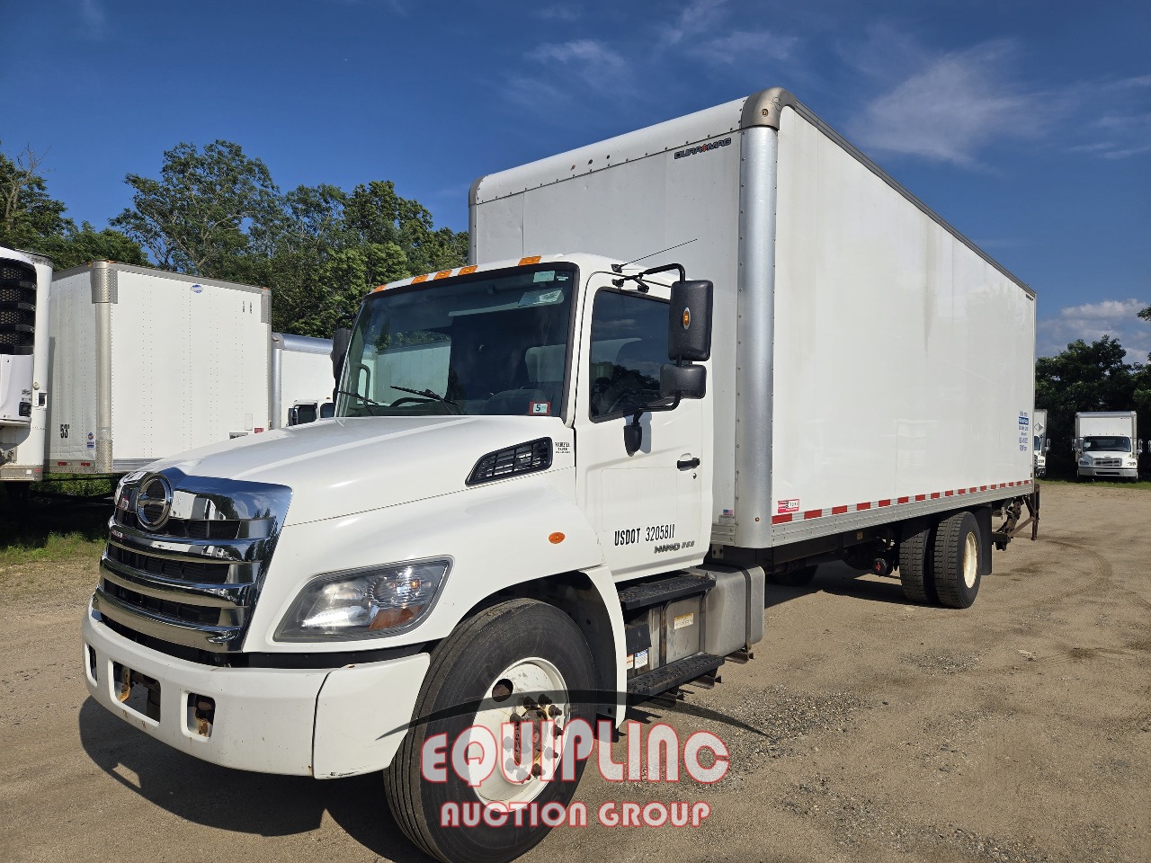 2018 HINO 268  NON CDL 26FT BOX TRUCK (A52141)