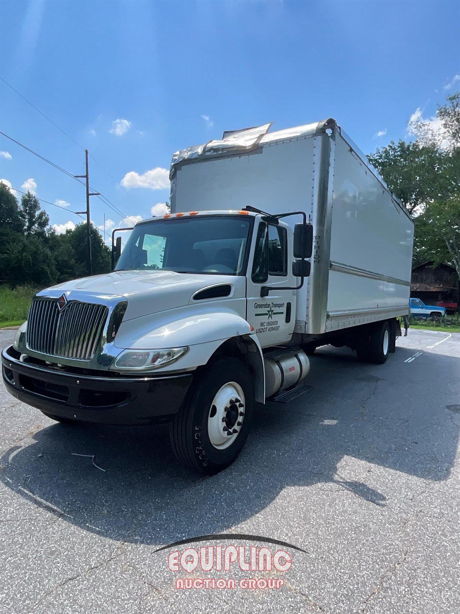 2018 INTERNATIONAL 4300 26FT NON CDL BOX TRUCK (A52576)