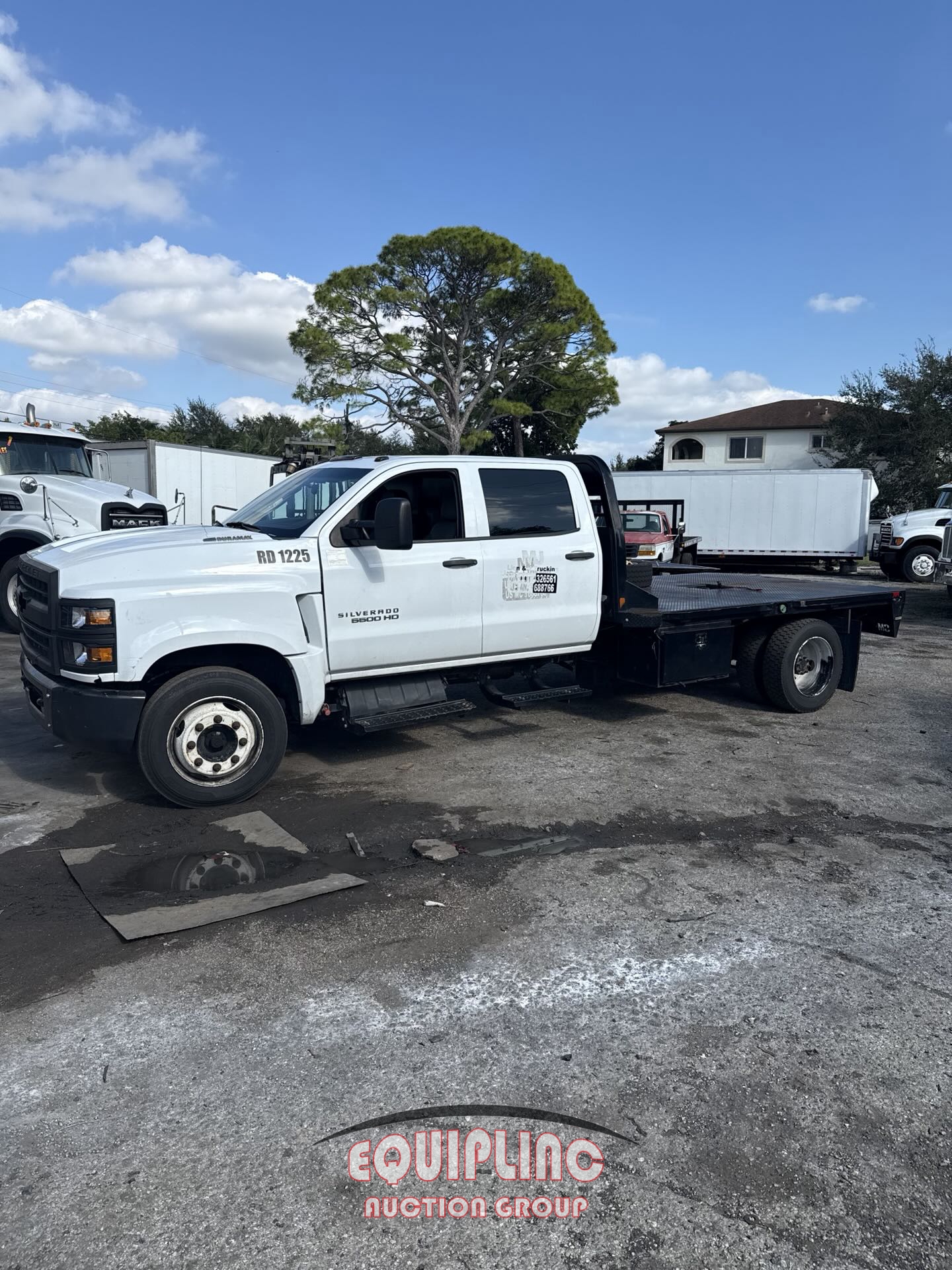 2019 CHEVROLET SILVERADO 11FT FLATBED (A59905)