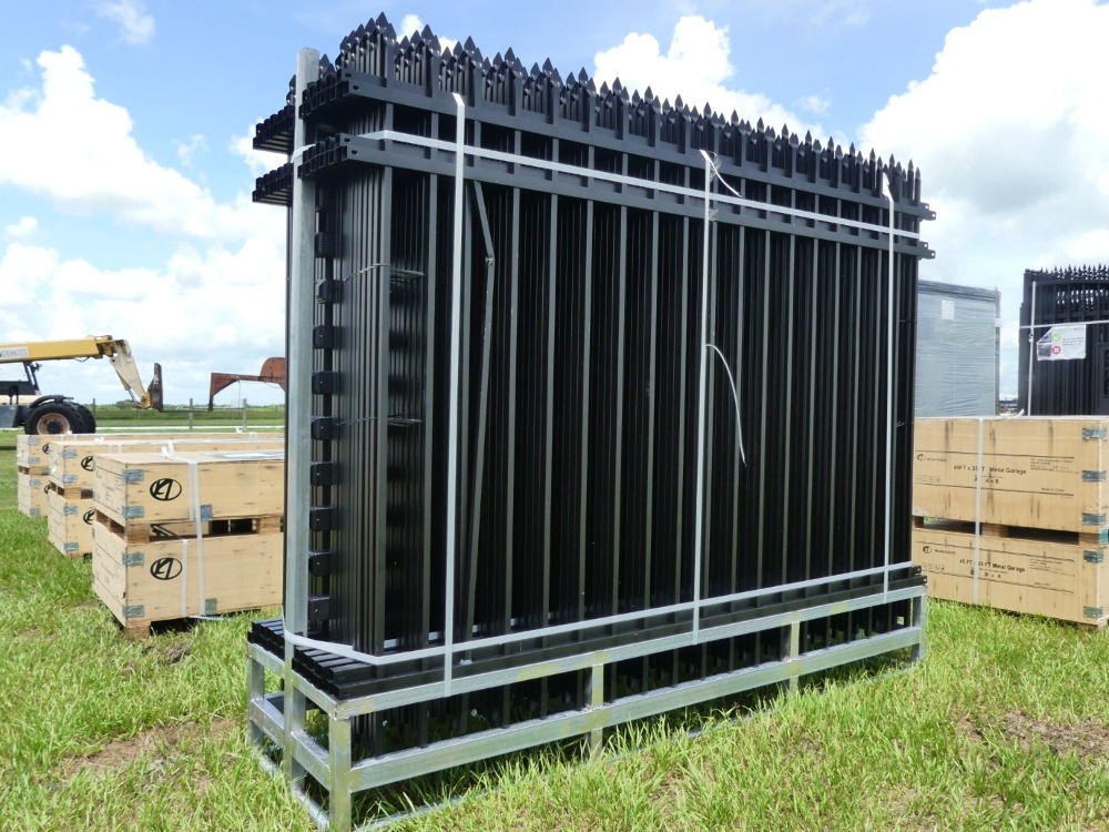 KJ 8'x6' Powder Coated Steel Site Fence (A50121)