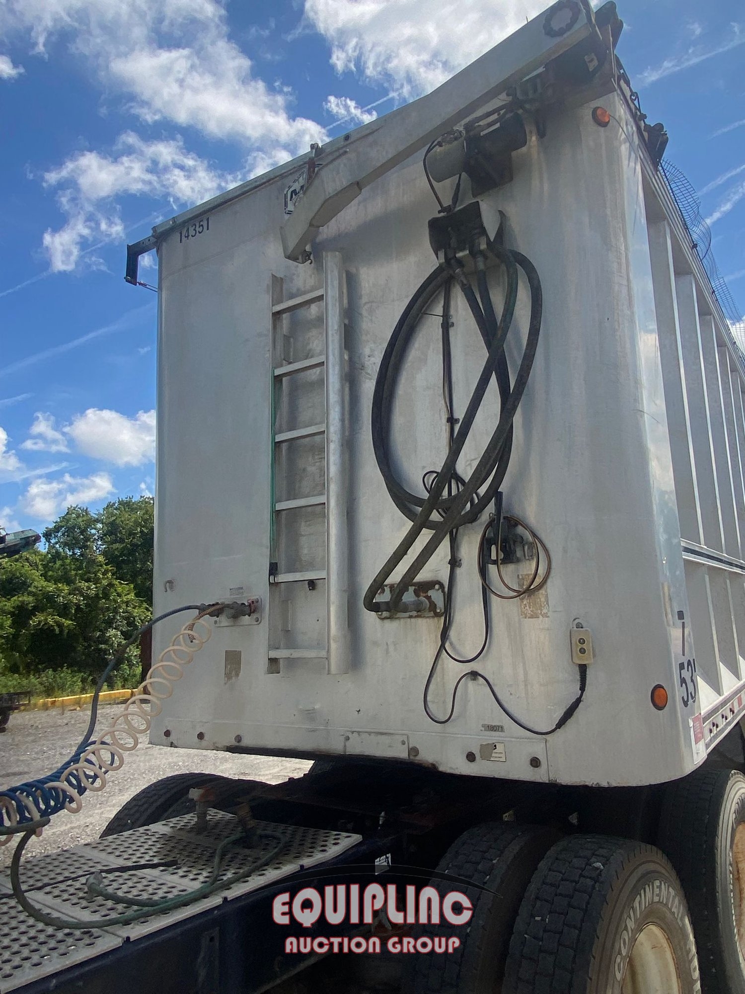 2009 MAC MFG 53' WALKING FLOOR REFUSE TRAILER (A53426)