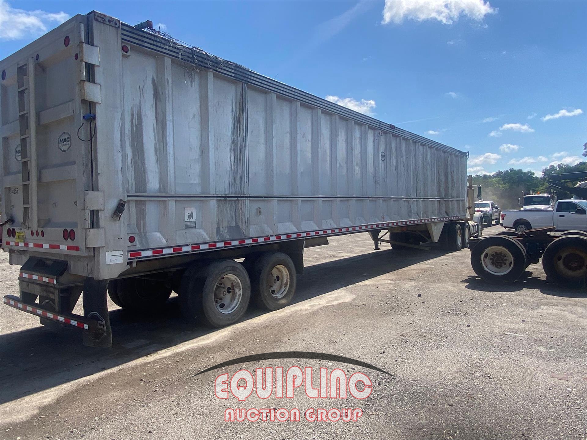 2009 MAC MFG 53' WALKING FLOOR REFUSE TRAILER (A53426)